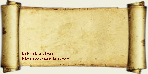 Hana Stevanović vizit kartica